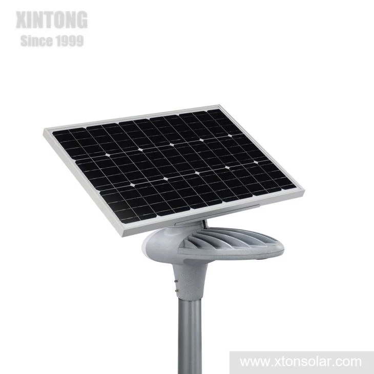 8m MPPT Charging 80W Solar Street Light All In Two